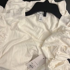 Scrunchy white Blouse